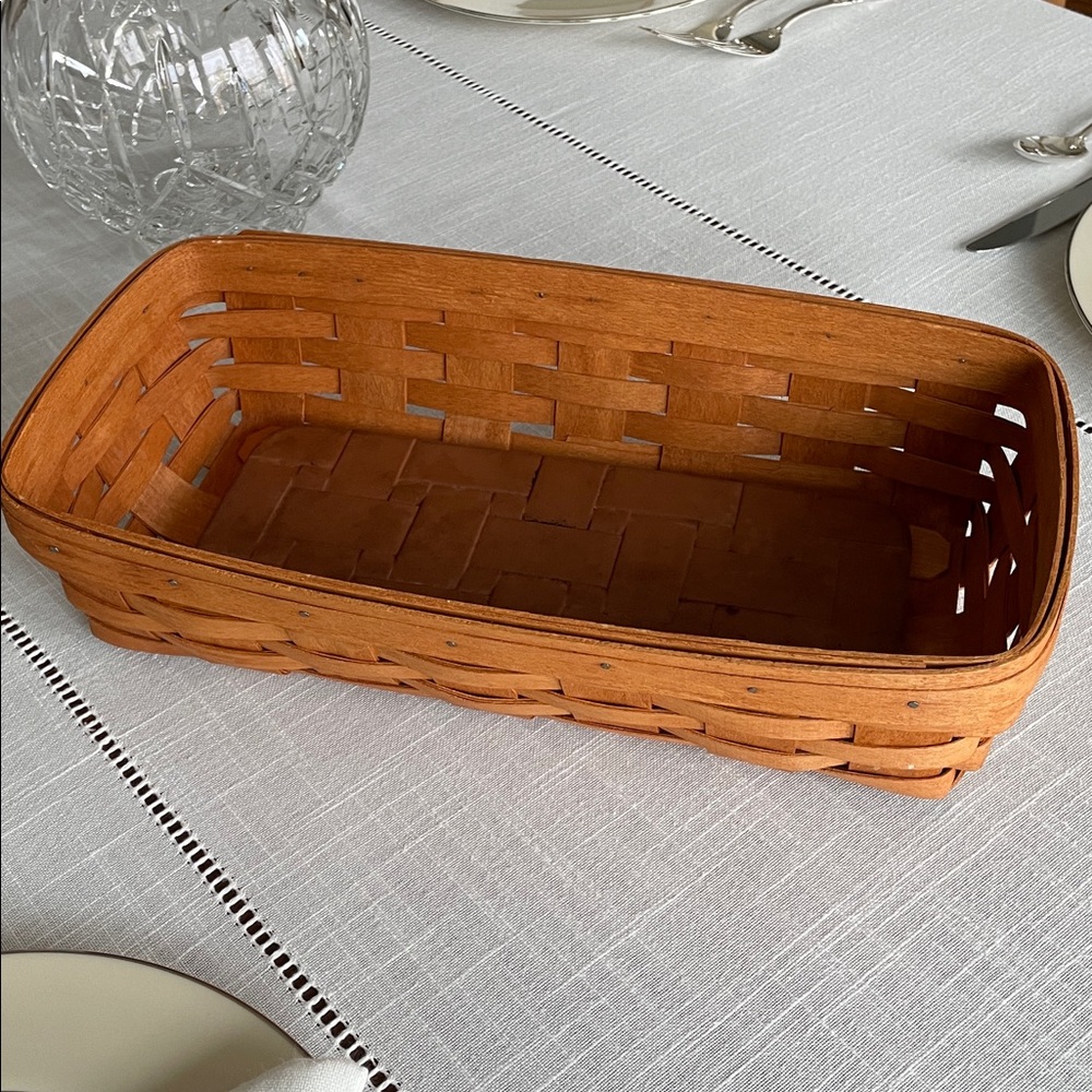 Longaberger Bread Basket and Warming Brick Excellent Condition - Picture 11 of 11